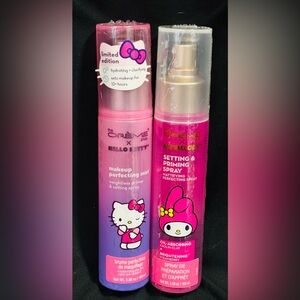 Set of Hello Kitty & My Melody x The Crème Shop Makeup Primer and Setting Sprays